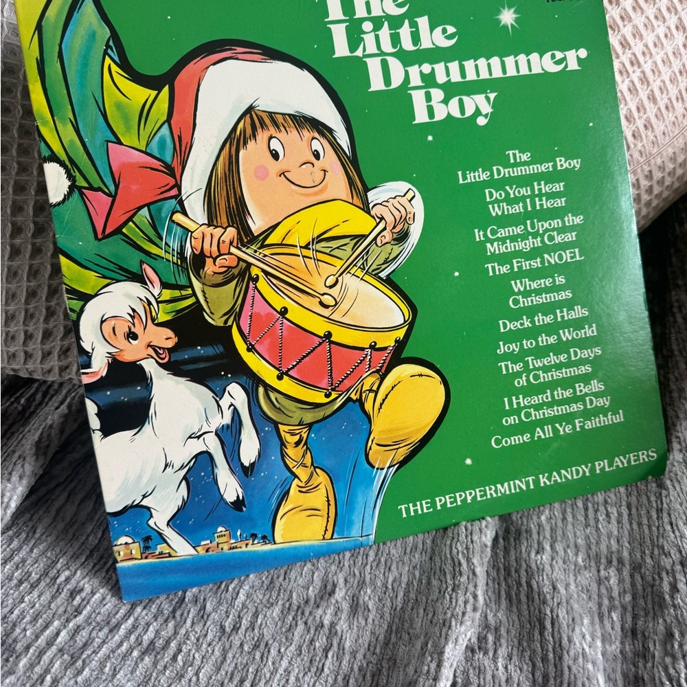 Vintage The Little Drummer Boy Vinyl LP  Peter Pan 8088
